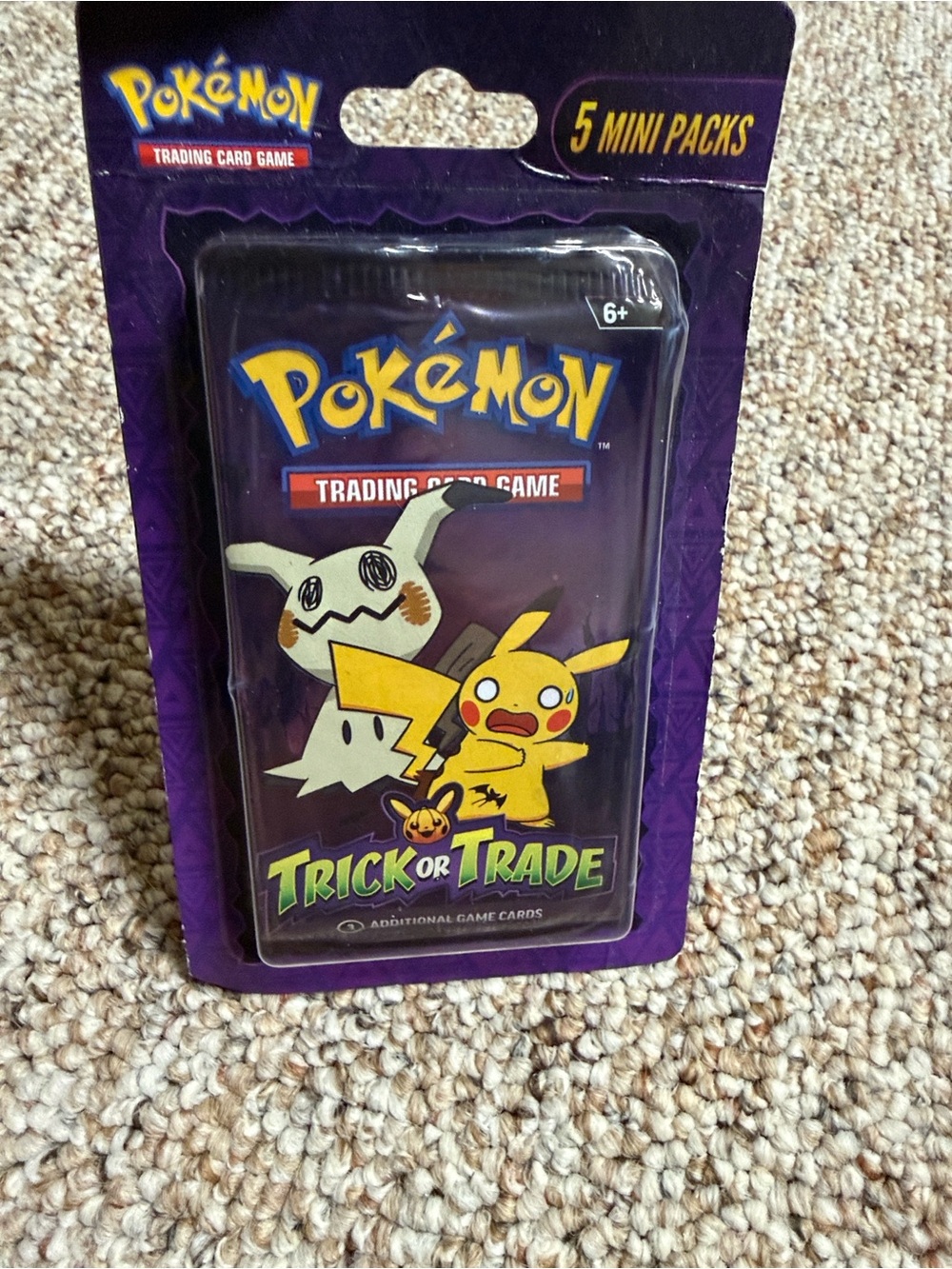 Pokemon Trick or Trade Mini Pack Blister - Purple and Yellow